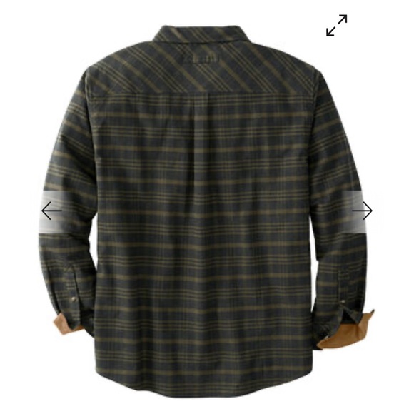 NWT Legendary Whitetails MEN'S LEGENDARY STRETCH FLANNEL SHIRT, Size 4XLT - Picture 2 of 10